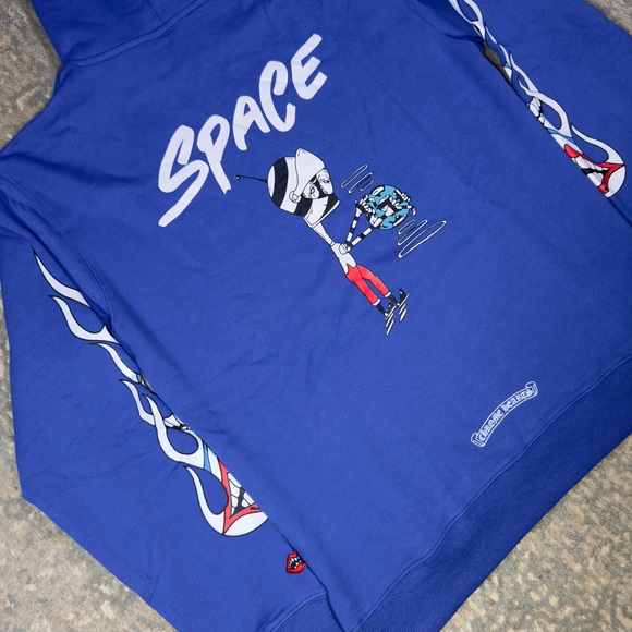 Chrome Hearts Blue Space Hoodie - Picture 7 of 12
